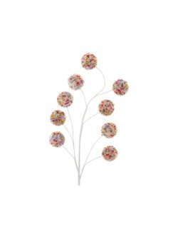 Set 2 crenguțe decorative cu bombonele colorate 60cm