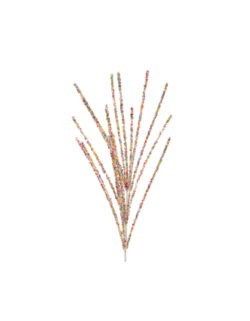 Crenguță decorativă mărgele confetti 73cm