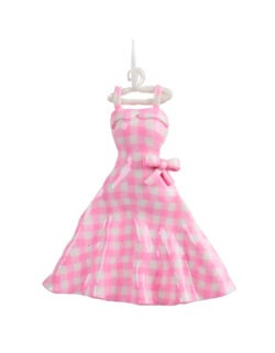 Ornament Rochie Roz Barbie 13cm