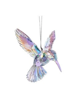 Ornament colibri iridescent 10cm