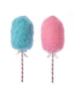 Set 2 ornamente vata de zahăr 16cm